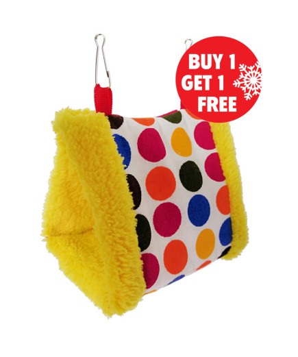 Parrot-Supplies Fluffy Snuggle Hut for Parrots - Small - BOGOF